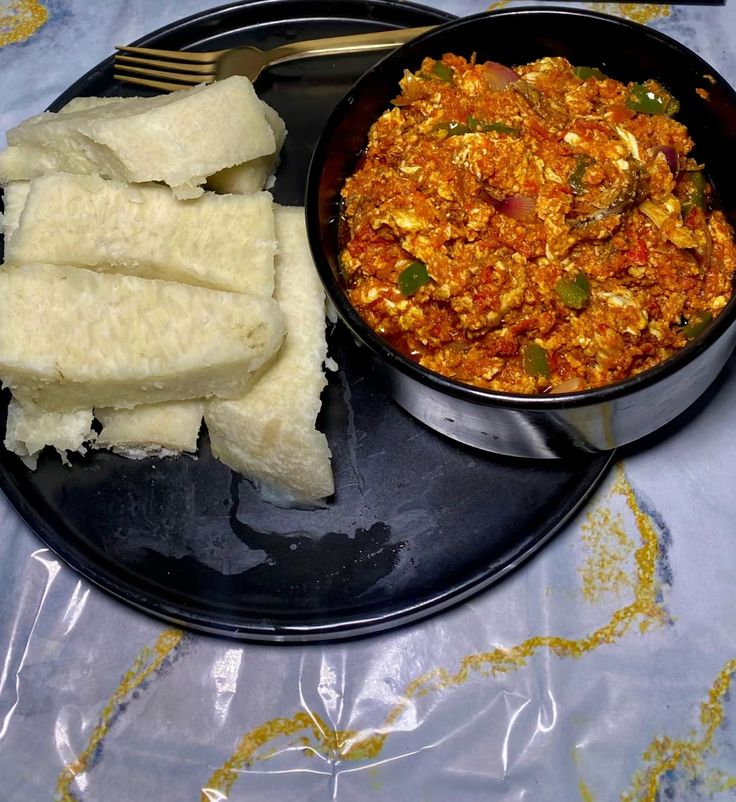 Yam & Egg Sauce